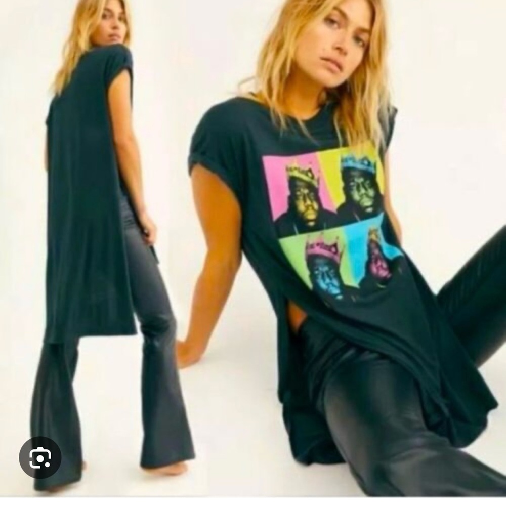 DAYDREAMER x Free People Biggie high-low t shirt